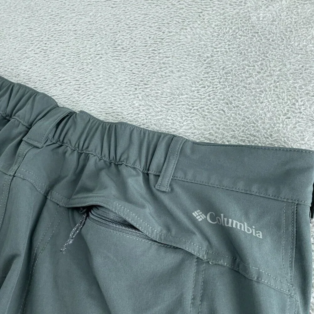 Columbia Mens Cargo Shorts 42/52 Gray Polyester & Elastane 5652